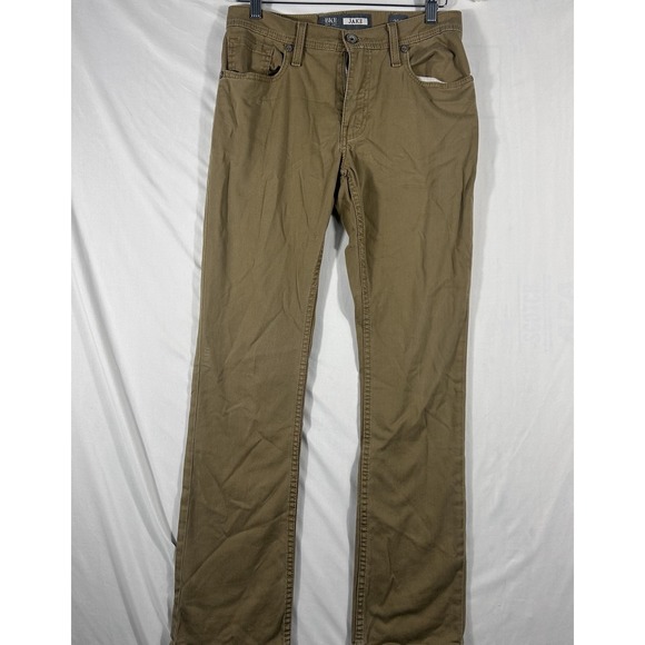 BKE Other - BKE Jake Jeans Men's 29R 29x29 Straight Leg Khaki Tan Denim Buckle BKE School